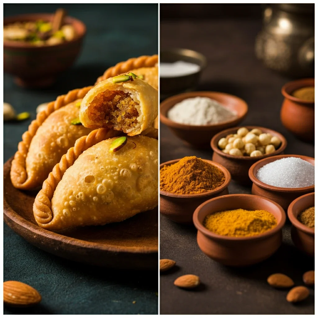 How to make Gujiya at Home, Gujiya Integrients